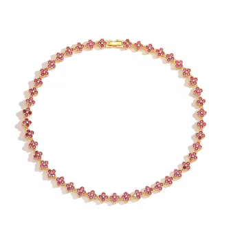 Clover Deluxe Zirkonia Kette