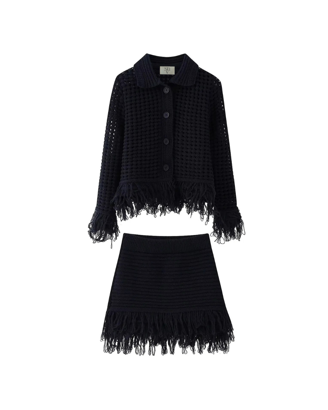 SensdevieNoir Fringe Set