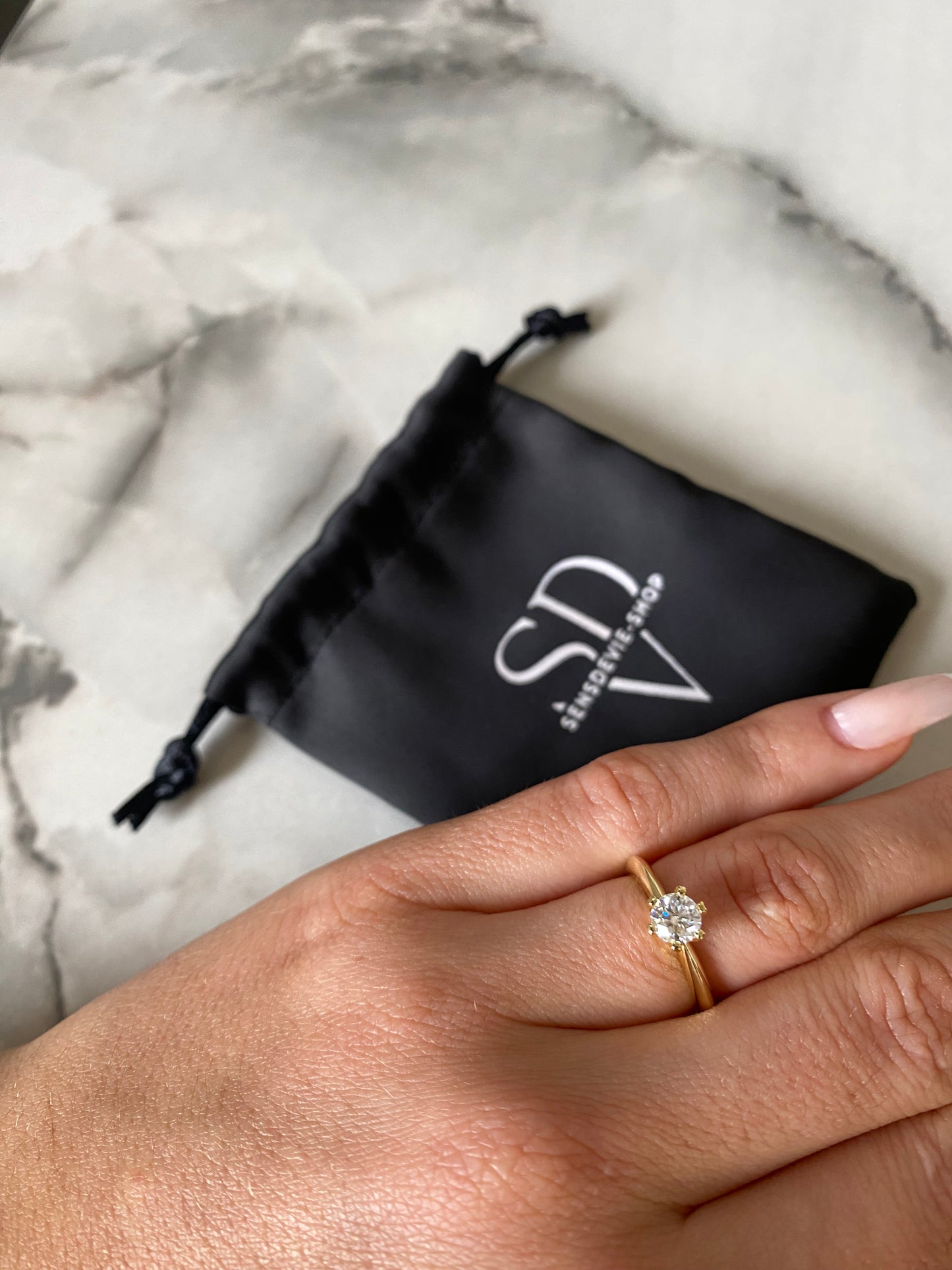 Prestige Lumia Moissanite Ring