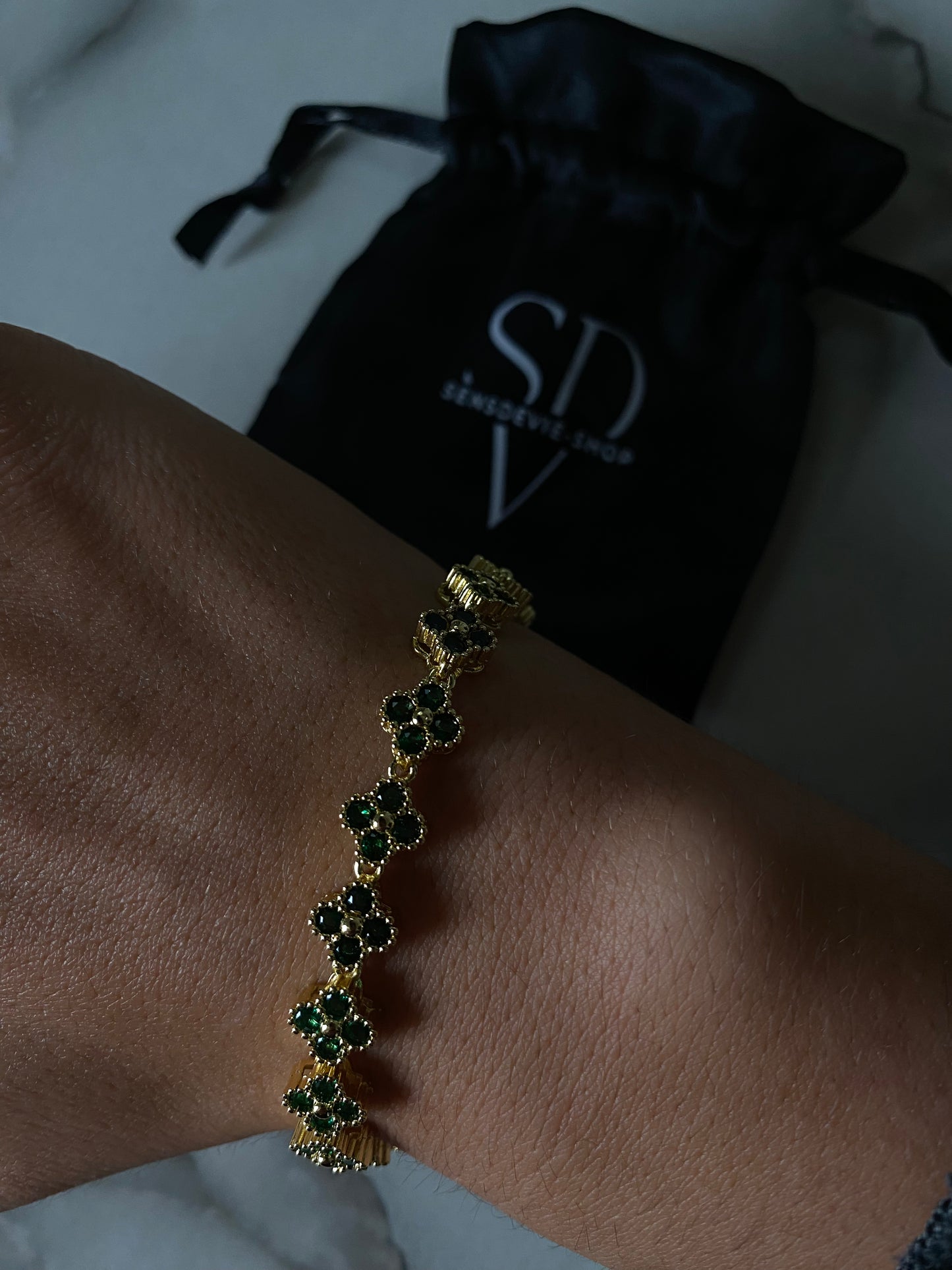 CloverDeluxe Zirkonia Armband