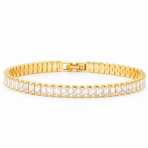 Elegantes Tennisarmband mit Zirkoniasteinen