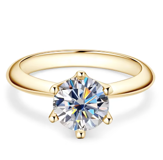 Prestige Lumia Moissanite Ring