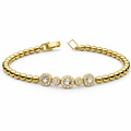 Elegantes Armband - 18k Vergoldung