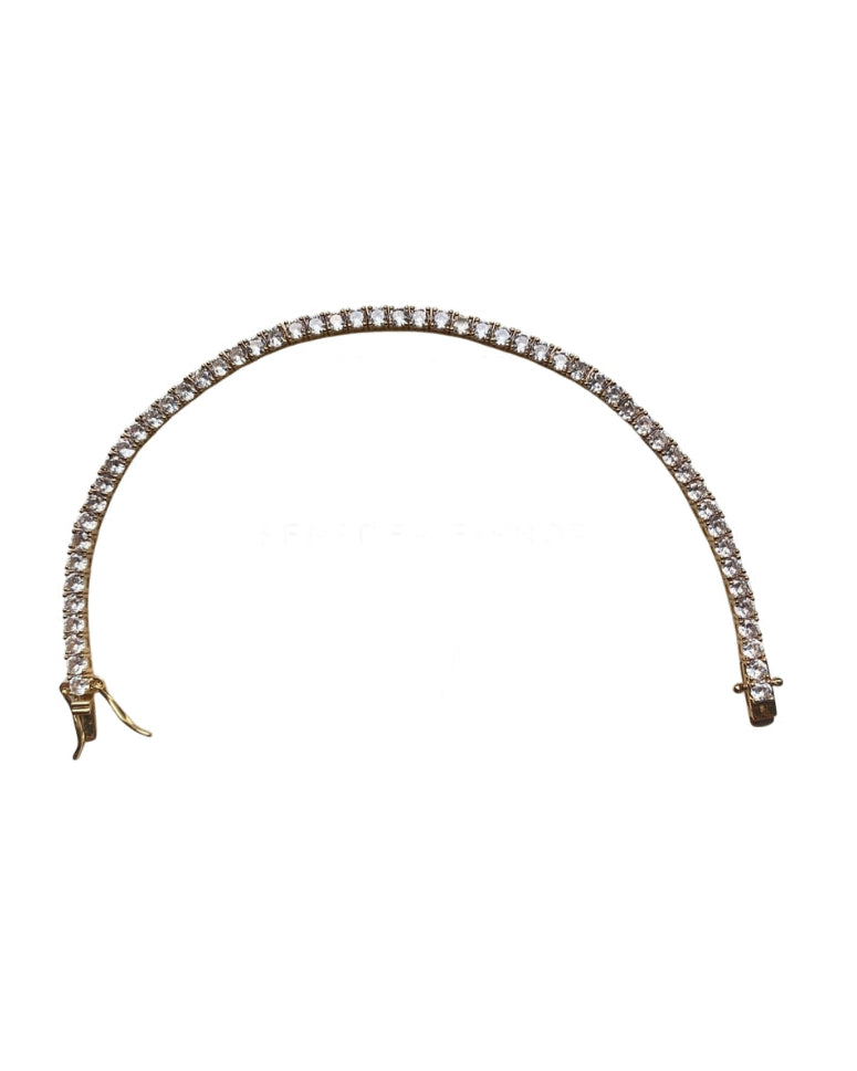 Elegantes Goldarmband mit funkelnden Zirkoniasteinen