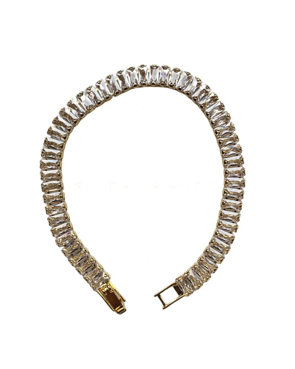 Elegantes Tennisarmband mit Zirkoniasteinen