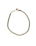 Elegante Goldkette mit funkelnden Zirkoniasteinen