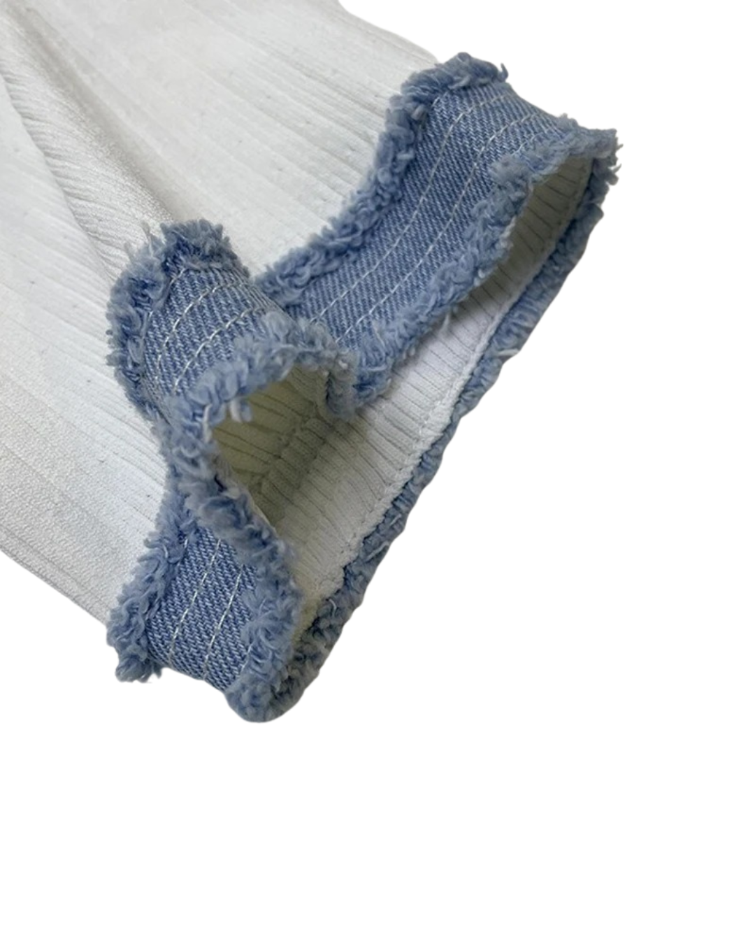 Riviera Patchwork Dress – Maxi Chic mit Denim-Details