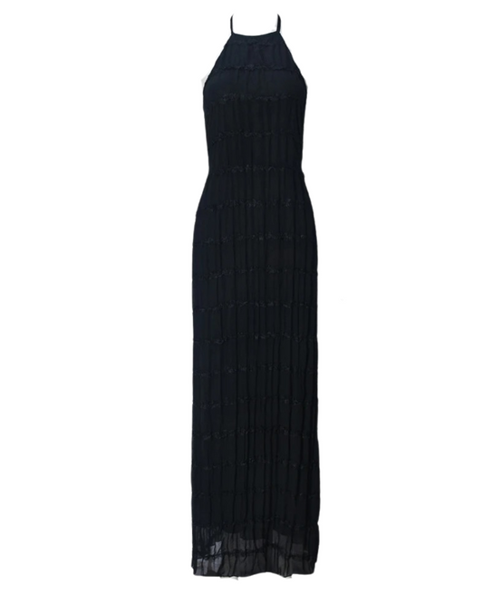 Sensdevie-Soleil Mesh Maxi Dress