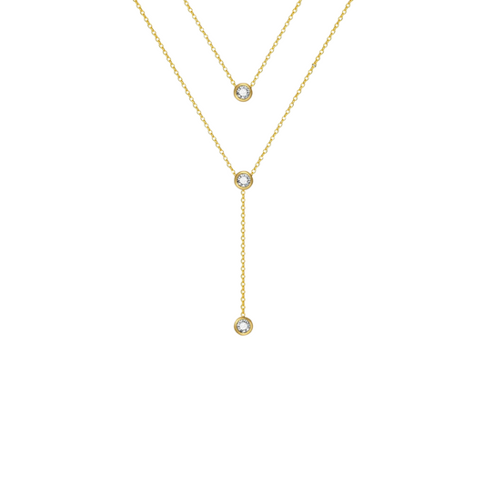 Chloe Zirkonia Layering Kette
